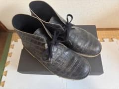 Clarks Originals デザートブーツ クロコ型押しのサムネイル