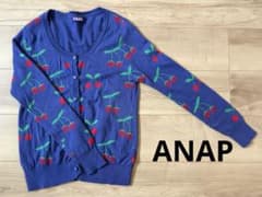 ANAP チェリー柄 長袖カーディガンのサムネイル