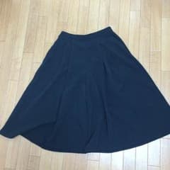 中古 GU黒ガウチョパンツ Mのサムネイル