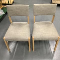 お値下げ不可‼️最終値下げ‼️927 ニトリ布製ダイニングチェア N