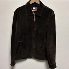 希少 90s TOMMY HILFIGER レザージャケット フラッグタグ - メルカリ