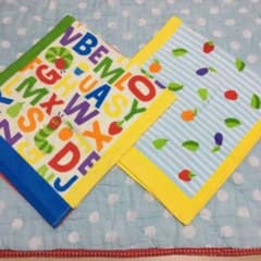 はらぺこあおむし　ループ付きフェイスタオル2枚セットのサムネイル