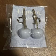 ★未開封 Liquem チェリーイヤリング ブルーマーブルのサムネイル