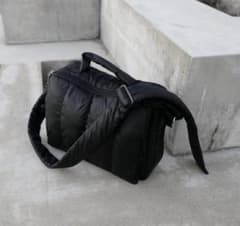 calin キルティング マザーズバッグ ショルダーバッグ ブラック - メルカリ