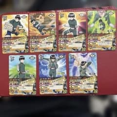 NARUTO ナルト データカードダス ロック・リー マイト・ガイ 7枚