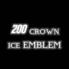 200 Crown Ice Emblem - メルカリ