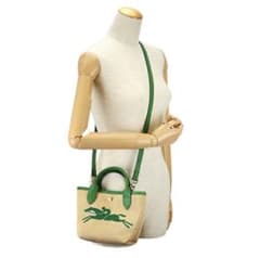 【未使用】ロンシャンLongchamp サントロペ　グリーン　ショルダーバッグのサムネイル