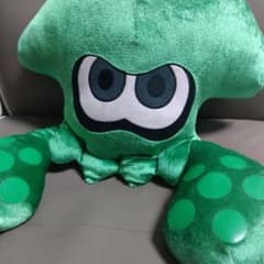 スプラトゥーン イカ ぬいぐるみ グリーンのサムネイル