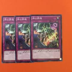 遊戯王 神の摂理 3枚セットのサムネイル