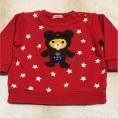 専用ページ☆ミキハウス80センチ☆赤のトレーナーのサムネイル