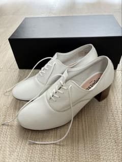 未使用】Repetto レペット レースアップシューズ ホワイト 23㎝ - メルカリ