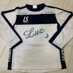 Luz 長袖シャツ ホワイト/ネイビーのサムネイル