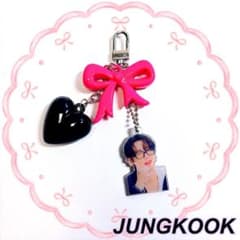 BTS JUNGKOOK アクリルキーホルダー ハート リボン ③ - メルカリ