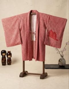 総絞り　羽織 レトロモダン