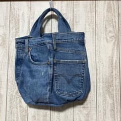 リメイクデニム　トートバックのサムネイル