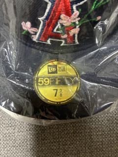 NEW ERA 59FIFTY ネイビー キャップ 7 3/8のサムネイル