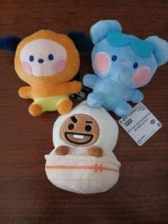 BT21 봉제인형 3점 세트 bts