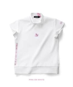 美品】ハチヤーズ ゴルフ レディース 半袖 モックネックシャツ M