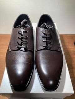 【GIORGIO ARMANI】レザーシューズ 約27cm イタリア製 箱付き GIORGIO ARMANI】レザーシューズ 約26cm イタリア製 箱付き - メルカリ