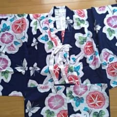 女の子用　浴衣　9-10才のサムネイル