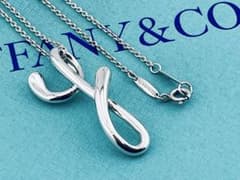 d025 美品 ティファニー アルファベット「n」イニシャル「N 