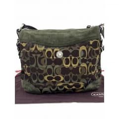 [正規品]コーチ　ショルダーバック　シグネチャー　グリーンのサムネイル
