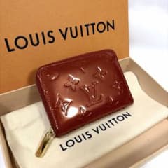 ルイヴィトン ジッピーコインパース 財布 コンパクト コインケース 赤