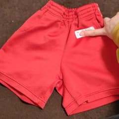 ショートパンツ ひかりのくに 体操服 体操ズボン 半ズボン 赤 120cmのサムネイル
