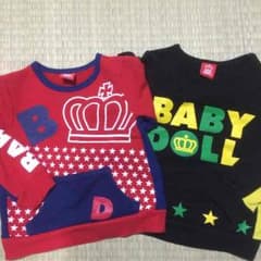 ベビードール トレーナー２枚セット☆値下げしました（≧∇≦）のサムネイル