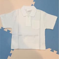 新品 ☆ 半袖 ポロシャツ 白のサムネイル