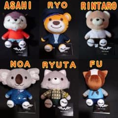 WATWING ANIMALCOORDYぬいぐるみ　全種セット