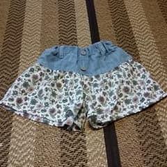花柄キュロットスカート（１１０㎝）のサムネイル