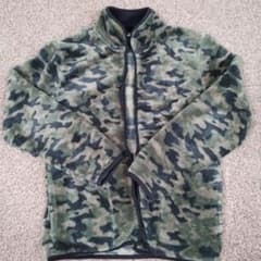 迷彩 フリースジャケット 160サイズ