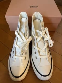 新品未使用　Addict x Converse All Star Hi ホワイトのサムネイル