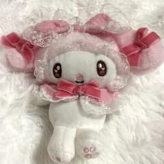 マイメロディ フリル レース リボン マスコットキーホルダー - メルカリ