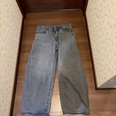 ワイドフィット デニムパンツ グレーのサムネイル