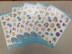 【非売品】ポケモンスマイル　POKEMON Smile シール5枚セットのサムネイル