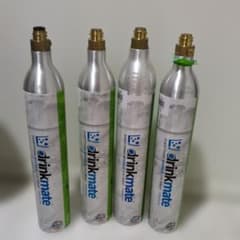 drinkmate 炭酸ガスボンベ 空ボトル　12本セット drinkmate 炭酸ガスボンベ 4本セット 【空】 交換用 - メルカリ