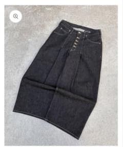 Belvet 岡山デニムOkayama raw baggy denim ブラック - メルカリ
