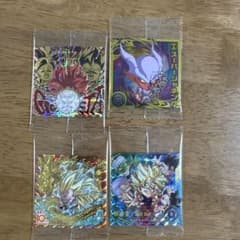 ドラゴンボール 超戦士シールウエハース4枚セットクライマックスアニバーサリーのサムネイル