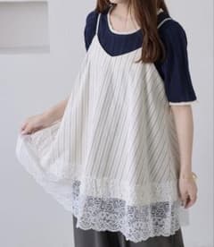 【apres jour clair】アソートレースレースキャミチュニックのサムネイル