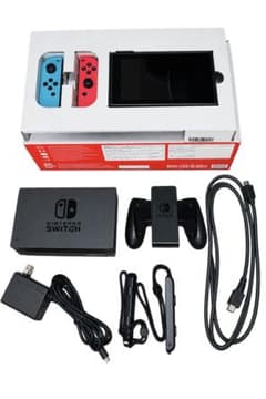 【ほぼ新品】Nintendo Switch 本体 ネオンブルー ネオンレッドのサムネイル