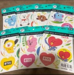 BT21 쇼켄 미차 오리지널 스티커 전 7종