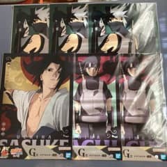이치 반 쿠지 나루토 NARUTO G 상 클리어 포스터 사스케 이타치 카카시