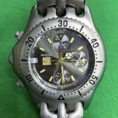 動作品 ELGIN エルジン FK-686-E クロノグラフ デイト腕時計 - メルカリ