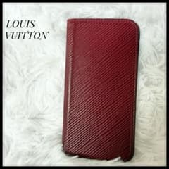 LOUISVUITTON エピ iPhone X XS ケース 手帳型 ボルドー - メルカリ