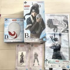 NARUTO 이치 반 쿠지 파도의 국편 B상 화이트 피규어 D상 흰색의 면 세트