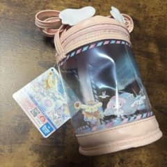 サンリオ キャラクターズ　推しふわ エアポート クリアポシェット　ピンクベージュ
