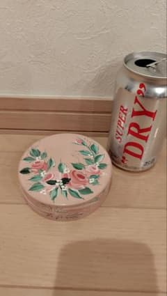 トールペイント 丸型小物入れ ハンドメイドのサムネイル