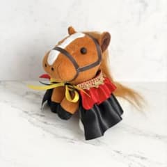 競馬 アイドルホース Sサイズ用 マント風 衣装(黒・赤・黄系) - メルカリ
